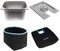 Allpax Sous Vide Isolierungs-Set GN 1/2: GN 1/2 Behälter (200mm) inkl. Isolierung + GN 1/2 Deckel mit Ausschnitt inkl. Isolierung