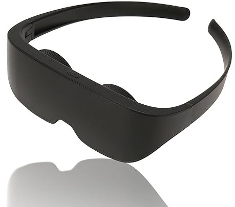 Intelligente 3D-Brille, 4K HD IMAX Gaint Screen 3D-Brille mit Myopie-Korrektur, Myopiefreundliche VR-Headset-Brille, Immersive Panorama-Betrachtungsspiel-Videobrille