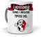 Regalo originale. Idea da regalare. Tazza I rossoneri sono i migliori tifosi del mondo. Ceramica 350 ml.