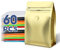 ODDIER 8oz 1/2 lb 60pcs Coffee Bags with Valve,Vented Coffee Bags Barrier Bags Store Bags Coffee Packaging Coffee Storage Pouches（Gold）