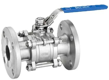 1-1/2 Zoll Flansch-Edelstahl-Kugelhahn mit Verriegelungsgriff, 1 Stück