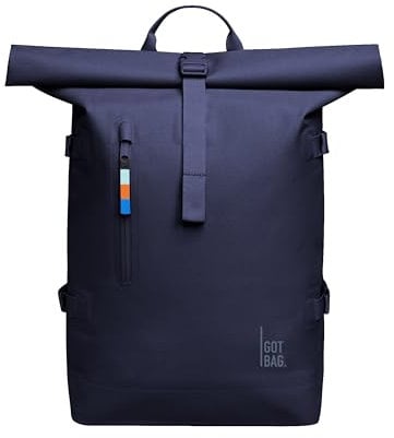 GOT BAG Rucksack Rolltop 2.0 | Laptop Rucksack wasserdicht mit Herausnehmbarer 15,6“ Laptoptasche | 31 Liter Füllvolumen Rollrucksack (tide)