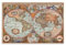 Retro-Weltkarten-Poster (2), Poster, Kunstdruck, Wandfoto, Malerei, Poster, Hängebild, Familiendekoration, 20 x 30 cm