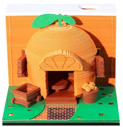 2025 Handzerreißter 3D-Kalender Änderungen Neujahrsgeschenk Antihaft-Notiz Obsthaus Desktop Geschenk Weihnachtsdekoration 3D