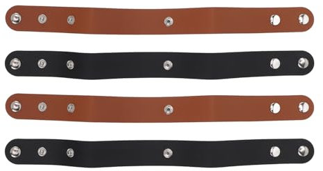 4Pcs Étui de Fouet en Cuir Noir Marron, Porte-Fouet en Cuir Indiana Jones Porte-Fouet en Cuir Fait à la Main BullWhip Étui de Ceinture pour Cowboy Équitation Fouets Cultures