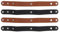4 Pezzi Fondina per Frusta in Pelle Nero Marrone, Porta Frusta in Pelle Indiana Jones Porta Frusta Fondina in Pelle Fatta a Mano per Cintura Bull Whip per Cowboy Equitazione