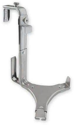 protanic Universal-Blumentopfhalter aus Edelstahl, Halterung, Balkonkastenhalter