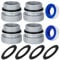 Poolschlauch-Umrüstadapter-Set 4560, 40 mm Schlauch auf 1 1/2 Zoll Adapter, Umrüstsatz, Poolpumpen-Schlauchadapter für Einlassauslass, Poolfilter, Pumpenschlauchanschluss, oberirdische Pools, 4 Stück