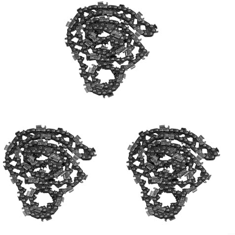 MeevrgR 22-Inch Steel Saw Chain Accessory for Chainsaw Replacement, Measures 0.325 Pitch, 0.058 Gauge for Efficient Cutting(3 Pack)