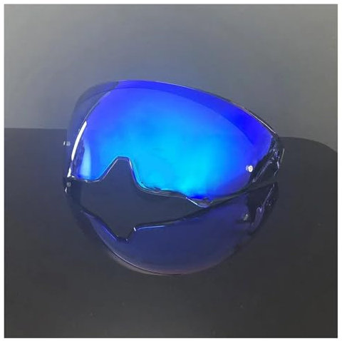 Motorrad Helmvisier, Atlas 3.0 4.0 Helmvisierlinse Motorrad-Integralhelmvisierlinse Ersatzlinse for RUROC Atlas 3.0 4.0(Gold)(Deep Blue)