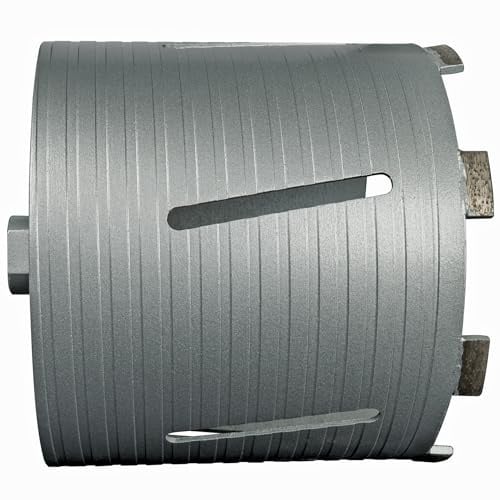 Mexco DCX90 Slotted Dry Core Drill, High-Performance Diamond Core for Drilling Masonry Materials - 172mm