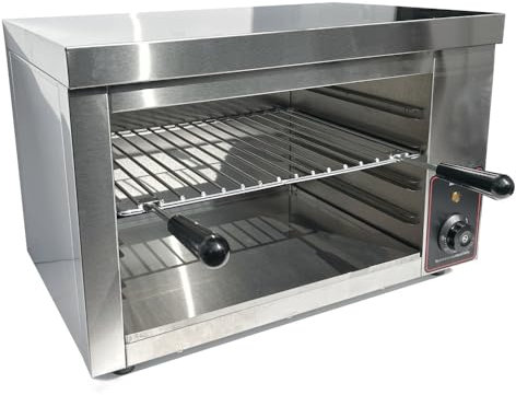 Chef-Hub Large Commercial Salamander Grill Toaster, 2.2kW, Stainless Steel, Electric