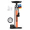 Pitlane Performance® Luftpumpe mit Barometer 42 cm; Kompakte Standpumpe mit Manometer bis 11 Bar; Fuß-Pumpe für Schrader Presta Dunlop; Fahrradpumpe mit inkl. Ballnadel & Adapter für Luftmatratze uvm.