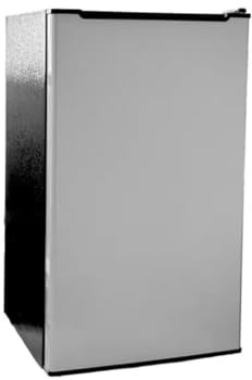 Wintem - Congelador de 80 l con cajones, 3 compartimentos extraíbles y elegante puerta plateada, estructura compacta de 47 x 44,5 x 83,5 cm, fácil de colocar y perfecta como congelador vertical