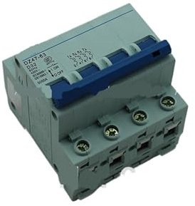 Disjoncteur 4P 40A type D 240V/415V MCB 4 PÔLES
