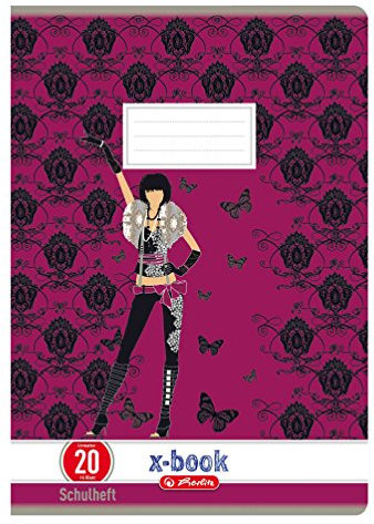 Heft A4 Lin.28 16Bl. kariert/Rand L+R