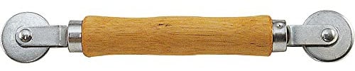 Prime-Line P 7505 Screen Rolling Tool – A Must Have Tool for Installing Window and Door Screens – Spline Roller with Wood Handle and Steel Wheels – Durable and Easy to Use (Single Pack)
