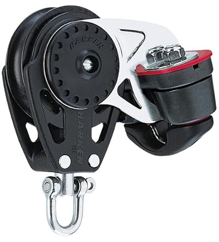 Harken Block Carbo einfach Wirbel Klemme Réa de 75 mm Pour Cordage de 12 mm
