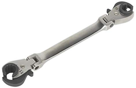 Sealey Vs0347 Flare Nut Spanner Ratcheting 10 And 11Mm