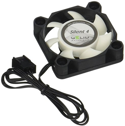GELID Solutions Silent 4 – 3-Pin fan of 40mm for Standard Case | Silent Operation | Optimized Fan Blades | High Airflow & High Static Pressure.