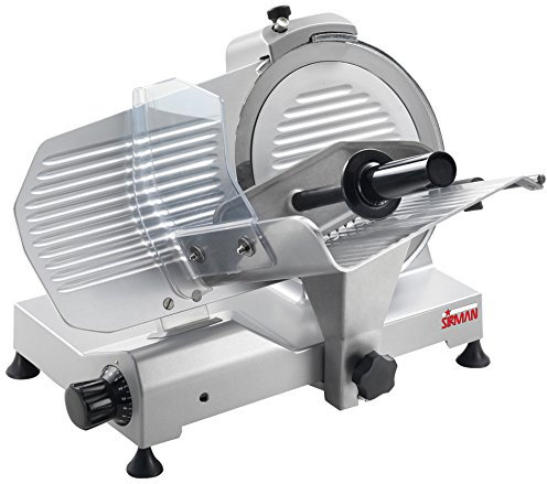 Sirman Smart 250 Commercial Food Slicer with 25 cm Blade, 132 Watt