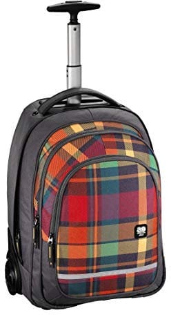 All Out Schultrolley Bolton mit Trinkflasche - versch. Farben (Woody Orange)