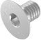 Vis à tête fraisée SECCARO M8 x 12 mm, acier inoxydable V2A VA A2, DIN 7991 / ISO 10642, à six pans creux, 20 pièces