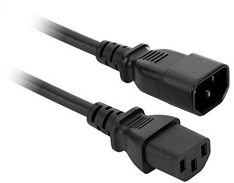 AKYGA AK-PC-11A Netzkabel für PC 3 Pin Polig Erweiterung IEC C13 / C14 5m