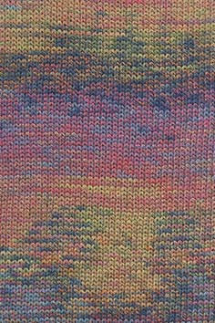 Lang Yarns 100g Camille - Farbe: 52 - lachs/bunt - Garn aus kontrolliert biologischem Anbau