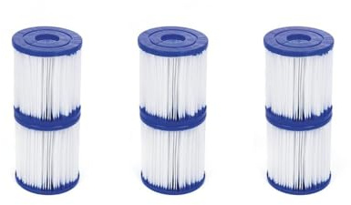 Bestway 58093-S03 Cartuccia filtrante Tipo I per Filtro a Cartuccia, 6 Pezzi