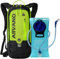 Arvano Fahrradrucksack Trinkrucksack 6L Klein Rucksack mit Trinkblase 2L, Ultraleicht Bike Rucksack Skirucksack für Damen Herren Wandern MTB Snowboard
