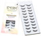 EMEDA 10 Paires Faux Cils d'Aspect Naturel, Cils Courts Et Doux 3D, Cils Vaporeux Cateye Pour Le Maquillage, Cils En Bande 100% Faits à La Main (SPA3)