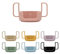 Design Letters Manico per tazza Sippy Tritan per neonati e bambini nero| Manico per tazza per svezzamento con un design unico per bambini e bambini | Adatto a tutti i bicchieri Tritan |Senza BPA e BPA