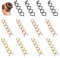 Twist Hair Pin, Hair Pins for Buns 12 Packs Bun Pins Spiral Hair Grips for Girls Child Women DIY Bun Hair Maker with Round Tips (Black, Gold, Rose Gold)