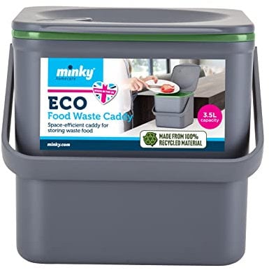 Minky Compost ECO Food Caddy, Grey