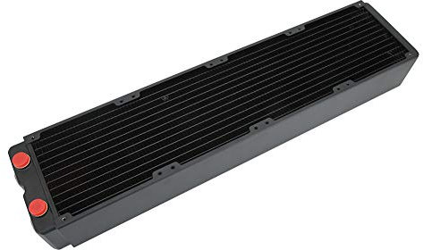 Bewinner 480 Mm Wasserkühlungsradiator, Computerersatz 3-lagiger 14-Rohr-Kupferradiator, DIY-Kühlkörper-Flüssigkeitskühlungsradiator für CPU