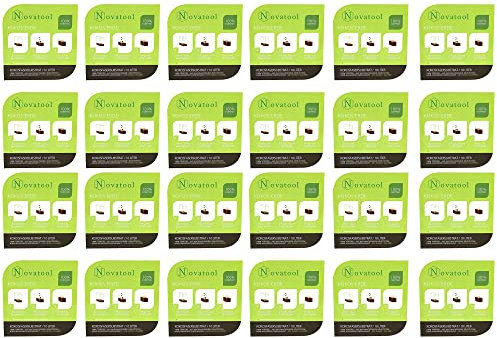 24x Novatool Kokosziegel Humusziegel Kokoserde mit Beutel Blumenerde Zimmerpflanzen |240 Liter | 750g 19x18x5cm Gartenerde Kokosziegel fein Quelltabletten Kokos Steu und Substrate Kokosblumenerde