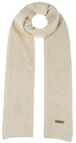 Barts W Bridgey Scarf Weiß - Bequemer warmer Damen Strickschal, Größe One Size - Farbe Cream