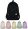 Yagerod Green Backpack Aesthetic Backpack Back to School Supplies for Teen Middle Girls Aesthetic Kawaii Cute Backpacks (Black Backpack)