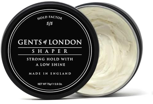 Mens Hair Shaper with Strong Hold and Low Shine, Gents of London 75g Shaper Hair Wax for Men, Discover Our Range of Styling Wax, Hair Paste, Hair Putty, and Mens Hair Products