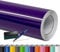 Folindo® Autofolie Lila Glanz (6€/m²) - 18 x 1,52 m - Selbstklebende Car Wrapping Folie mit Luftkanälen - inkl. Rakel & Cutter - Blasenfreie Auto Folierung - Hochwertige Vinylfolie
