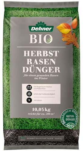 Dehner Bio Herbst-Rasendünger, 10.05 kg, für ca. 200 qm, Bunt