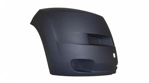 TVP Trade Vehicle Parts.co.uk Compatible With Front Bumper End Corner Black Textured Right O/S Section Ducato 2006-2014