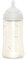 Suavinex, Babyflasche 270 ml mit physiologischem Sauger SX Pro aus Silikon, mit Anti-Colic-Ventil, mittlerer Nahrungsfluss (M), für Babys +3 Monate, Bonhomia, Beige