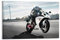 Motorräder Poster für Yamaha R1 Rennauto Motorrad Motorsport Poster Dekorative Malerei Leinwand Wandposter und Kunstbild Druck Moderne Familie Schlafzimmer Dekor Poster