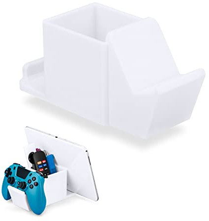 BRAINWAVZ Schreibtisch-Organizer mit Game-Controller-Halter, Tablet-Ständer für iPads/iPhones, TV-Fernbedienung und Stift-Aufbewahrung, reduziert Unordnung auf dem Schreibtisch, haben Sie alle Ihre