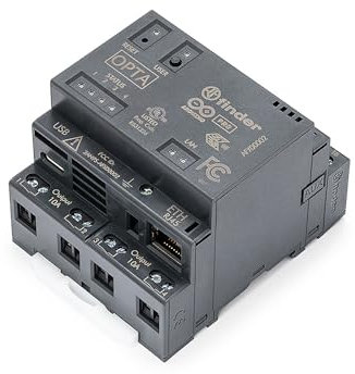 Arduino Opta WiFi [AFX00002] Controlador IoT industrial con conectividad Wi-Fi, E/S digitales, entradas analógicas y compatibilidad con Modbus para sistemas de automatización y control