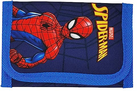 Theonoi Kinder Geldbörse Geldbeutel Portemonnaie Brieftasche für Jungen und Mädchen (Spiderman)