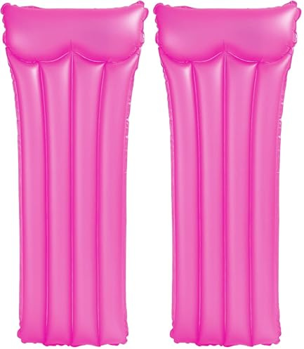 Intex 59717 - Materassino, 183 x 76 cm, Giallo/Arancio/Rosa, Modelli/Colori Assortiti, 1 Pezzo