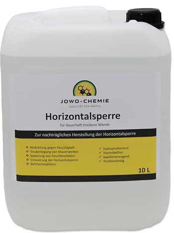 Horizontalsperre (10L) Verkieselung Trockene Wand Kellerabdichtung Bohrloch Injektion für dauerhaft Trockene Wände